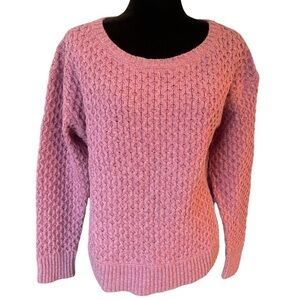 Title Nine Textured Speaking Sweater Wool Alpaca Blend